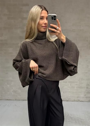 Elina knit cape rollneck Delicioso Selected Femme 
